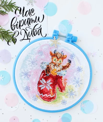 Набір для вишивки хрестиком &quot;В рукавичці&quot; 