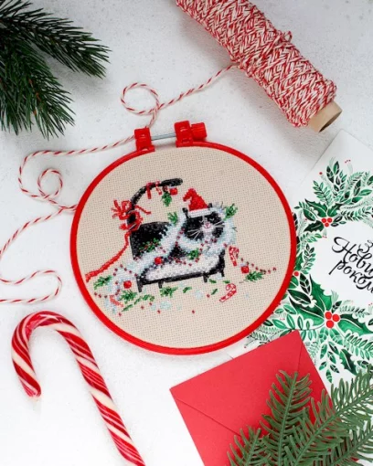 Набір для вишивки хрестиком &quot;Нахабна мордашка&quot; 