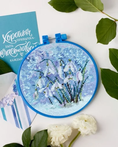 Набір для вишивки хрестиком &quot;Під снігом&quot; 