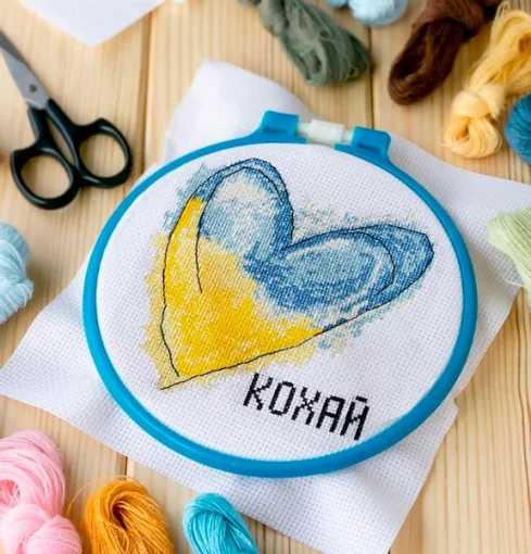 Набір для вишивки хрестиком &quot;Серце батьківщини&quot; 