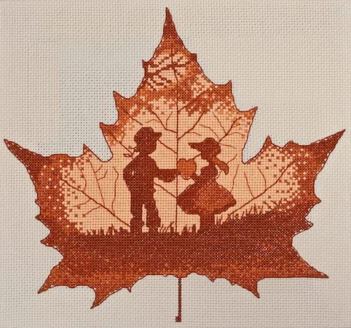 Набір для вишивки хрестиком "Листочок" 