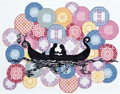 Набір для вишивки хрестиком "Човник" 