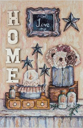 Набір для вишивки хрестиком "Тепло дому" 