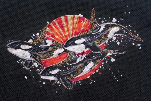 Набір для вишивки хрестиком "Касатки" 