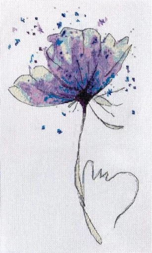 Набір для вишивки хрестиком "Колір блакиті" 