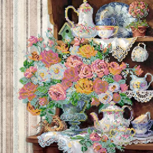 Схема під вишивку бісером &quot;Англійській сніданок&quot; 