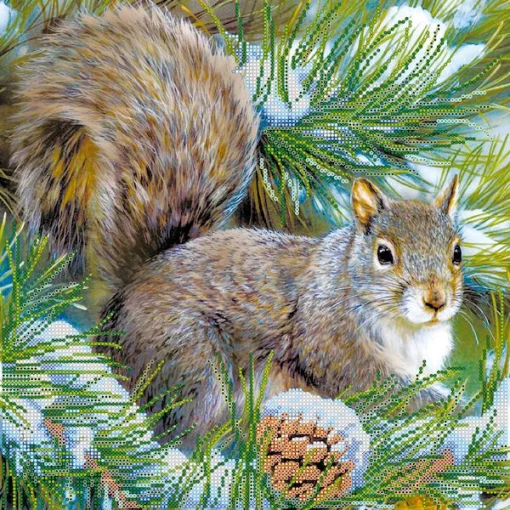 Схема під вишивку бісером &quot; Білочка&quot; 