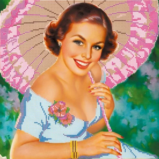 Схема під вишивку бісером &quot;Голівудська посмішка&quot; 