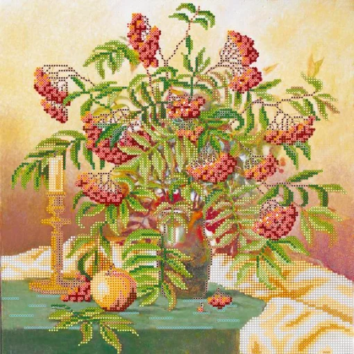Схема під вишивку бісером &quot;Гроно горобини&quot; 