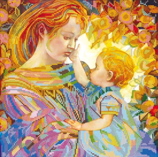 Схема під вишивку бісером &quot;Мамуля&quot; 