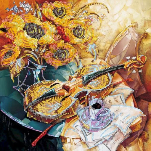 Схема під вишивку бісером &quot;Натюрморт зі скрипкою&quot; 