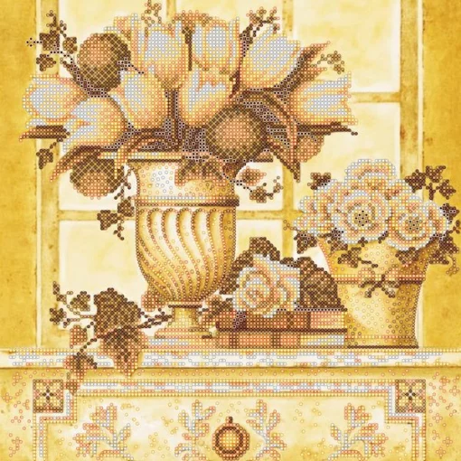 Схема під вишивку бісером &quot;Пелеві квіти&quot;