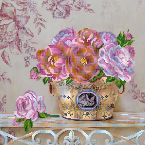 Схема під вишивку бісером &quot;Паризькі квіти&quot; 
