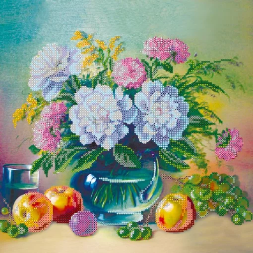 Схема під вишивку бісером &quot;Яблука та виноград&quot; 