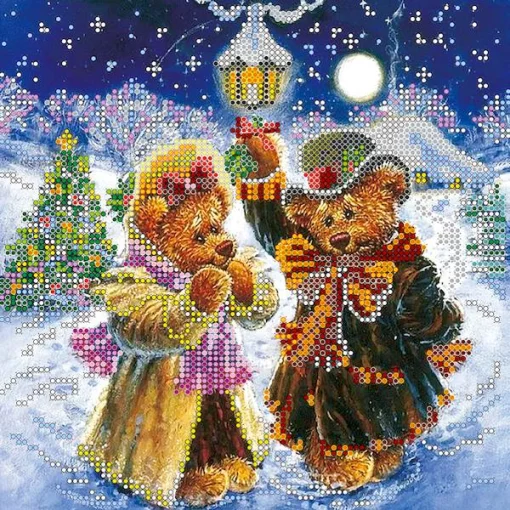Схема під вишивку бісером &quot;Іскри чарівної зими&quot; 