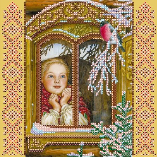 Схема під вишивку бісером "Гість"