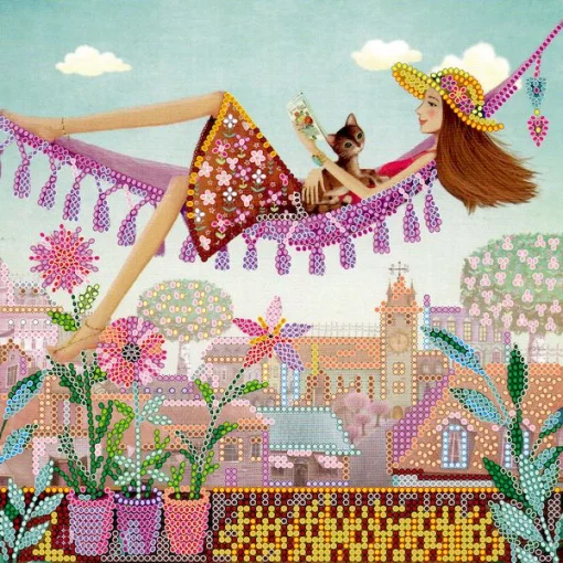 Схема під вишивку бісером &quot;З видом на дахи&quot; 