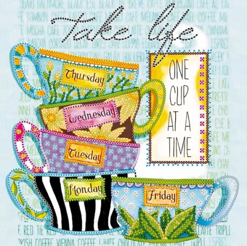 Схема під вишивку бісером &quot;Кава-брейк&quot; 