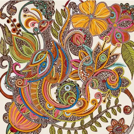 Схема під вишивку бісером &quot;Казковий птах&quot; 