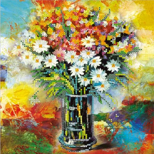 Схема під вишивку бісером &quot;Квітковий коктейль&quot; 