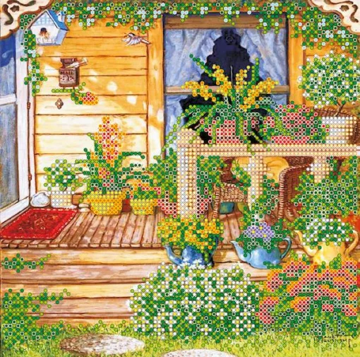 Схема під вишивку бісером &quot;Літня тераса&quot;