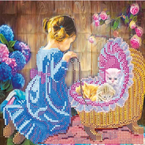Схема під вишивку бісером &quot;Маленька матуся&quot; 