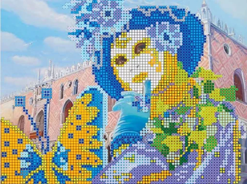 Схема під вишивку бісером &quot;Маска&quot; 