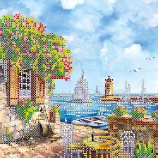 Схема під вишивку бісером &quot;На березі&quot; 