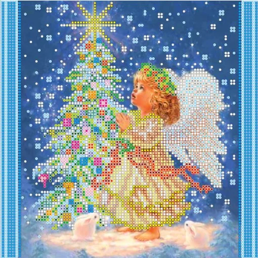 Схема під вишивку бісером &quot;Новорічна зірка&quot; 