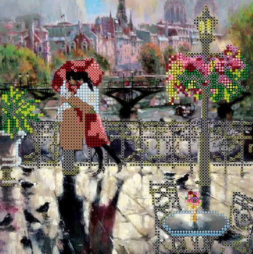 Схема під вишивку бісером &quot;Обійми Парижа&quot; 