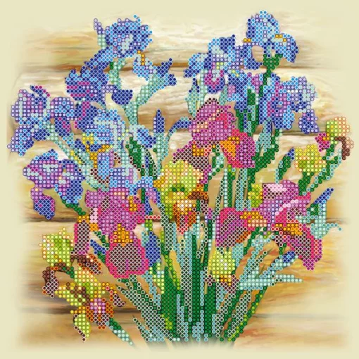 Схема під вишивку бісером &quot;Півники&quot; 