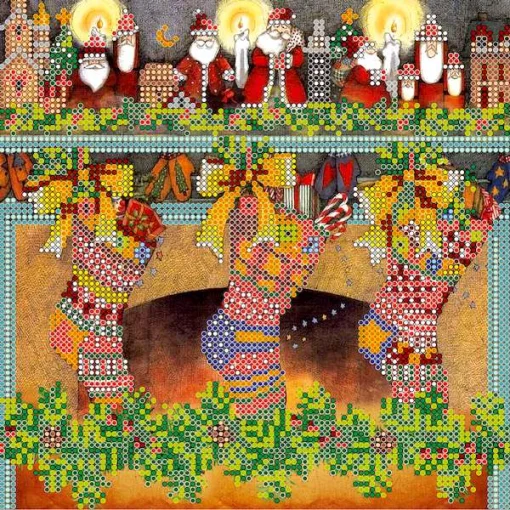 Схема під вишивку бісером &quot;Різдв'яні сувеніри&quot; 