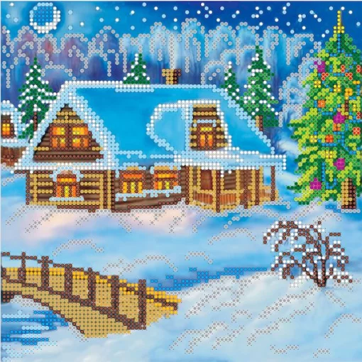 Схема під вишивку бісером &quot;Різдв'яний вечір&quot; 