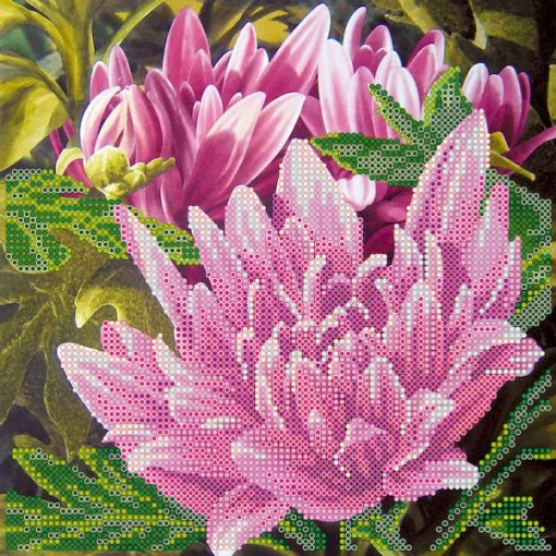Схема під вишивку бісером &quot;Рожевий лотос&quot; 