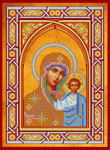 Схема під вишивку бісером &quot;Казанська&quot; 