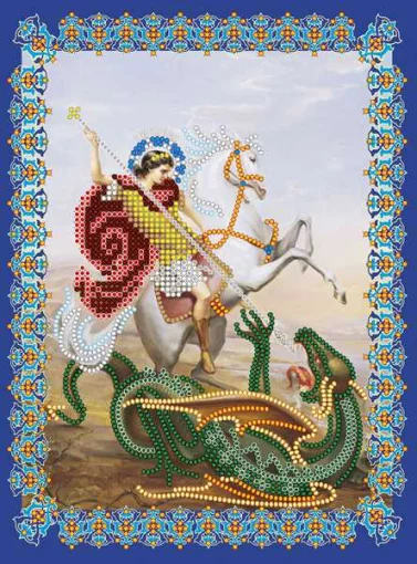 Схема під вишивку бісером &quot;Георгій Переможець&quot; 