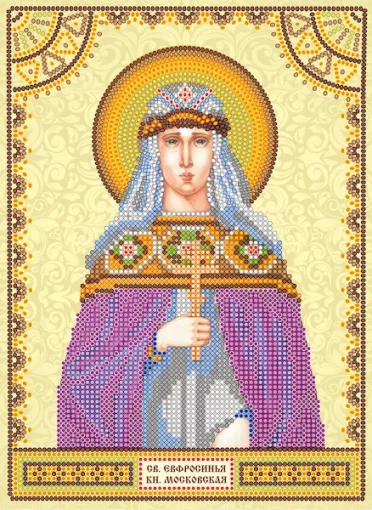 Схема під вишивку бісером &quot;Св. Єфросинія&quot; 