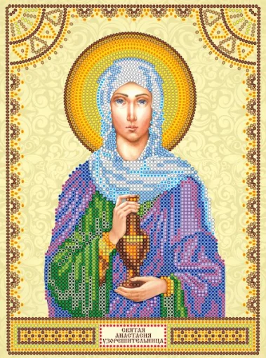 Схема під вишивку бісером "Св. Анастасія" 