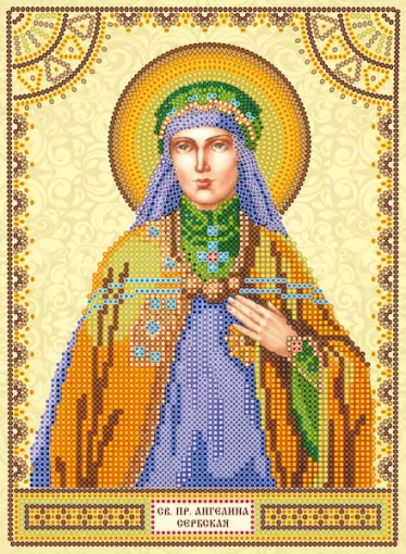 Схема під вишивку бісером "Св. Ангеліна" 