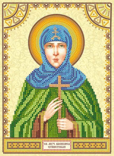 Схема під вишивку бісером &quot;Св. Василіса&quot; 