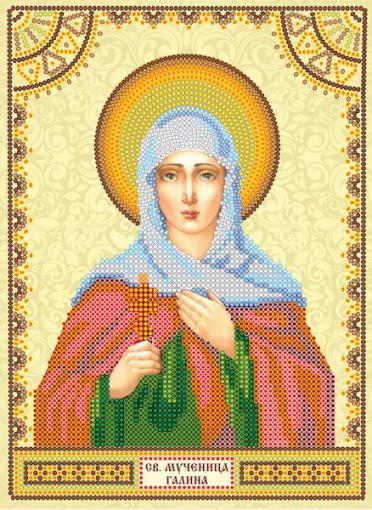 Схема під вишивку бісером &quot;Св. Галина&quot; 