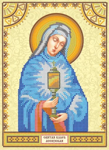Схема під вишивку бісером &quot;Св. Клара&quot; 