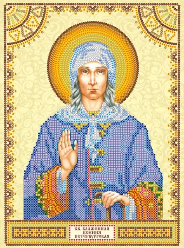 Схема під вишивку бісером &quot;Св. Ксенія&quot; 