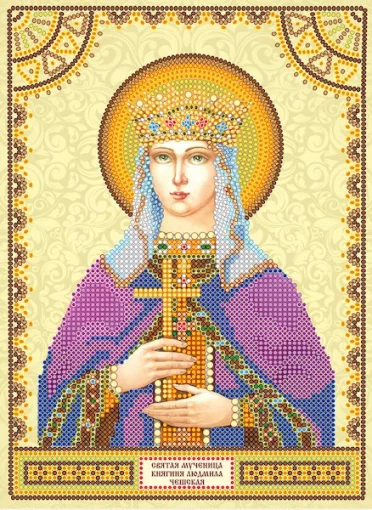 Схема під вишивку бісером &quot;Св. Людмила&quot; 
