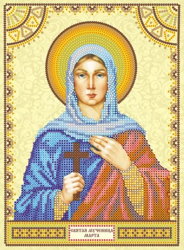 Схема під вишивку бісером &quot;Св. Марта&quot; 