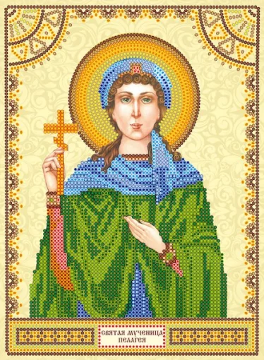 Схема під вишивку бісером "Св. Пелагея" 