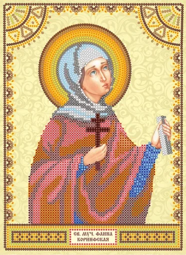 Схема під вишивку бісером &quot;Св. Фаїна&quot;