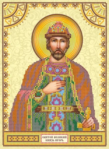 Схема під вишивку бісером "Св. Ігор" 