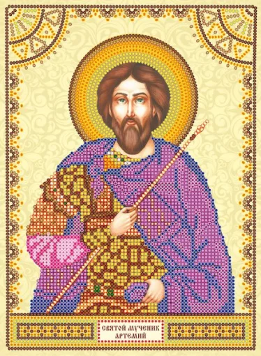 Схема під вишивку бісером &quot;Св. Артемій (Артем)&quot; 