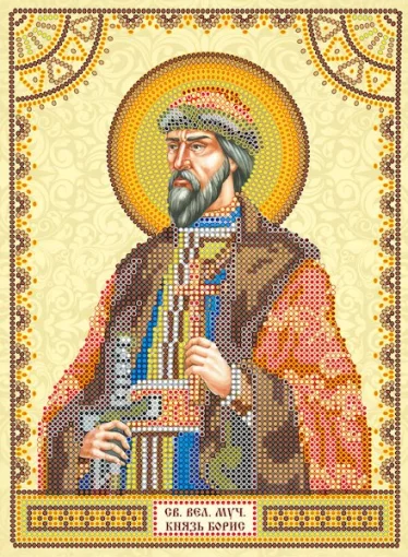 Схема під вишивку бісером &quot;Св. Борис&quot; 